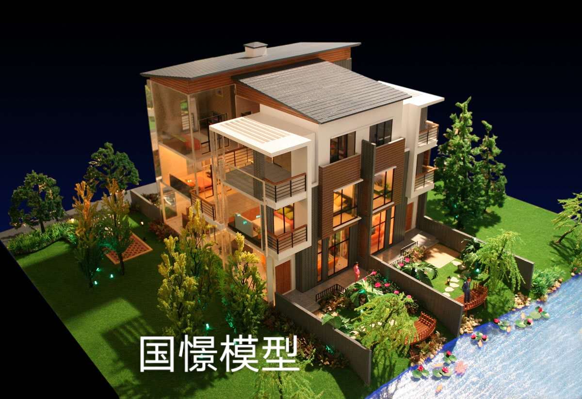 竹山县建筑模型